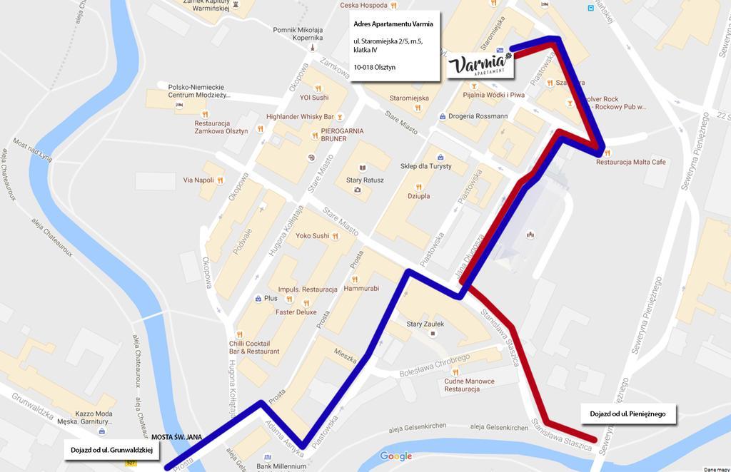 Apartament Varmia Олщин Екстериор снимка
